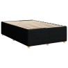 Boxspringbett mit Matratze Schwarz 120x200 cm Stoff