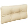 Palettenkissen 2-tlg. Beige Stoff