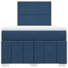 Boxspringbett mit Matratze Blau 120x200 cm Stoff