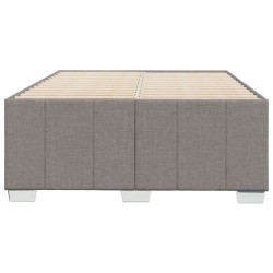 Bettgestell Taupe 120x200 cm Stoff