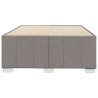 Bettgestell Taupe 120x200 cm Stoff