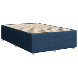 Bettgestell Blau 120x190 cm Stoff