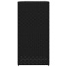 Pflanzkübel Schwarz 40x40x80 cm Poly Rattan