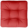 Palettenkissen Rot 60x60x12 cm Stoff