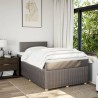 Boxspringbett mit Matratze Taupe 120x190 cm Stoff