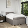 Boxspringbett mit Matratze Taupe 120x190 cm Stoff