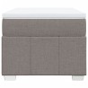 Boxspringbett mit Matratze Taupe 90x190 cm Stoff