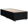 Boxspringbett mit Matratze Schwarz 100x200 cm Stoff