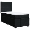 Boxspringbett mit Matratze Schwarz 90x190 cm Stoff