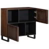 Sideboard Braun 80x34x75 cm Massivholz Mango