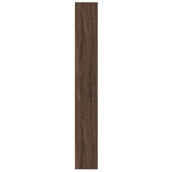 Bücherregal Braun Eichen-Optik 60x24x176 cm Holzwerkstoff