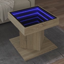 LED-Couchtisch Sonoma Eiche...