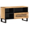 TV-Schrank 80x34x46 cm Raues Massivholz Mango