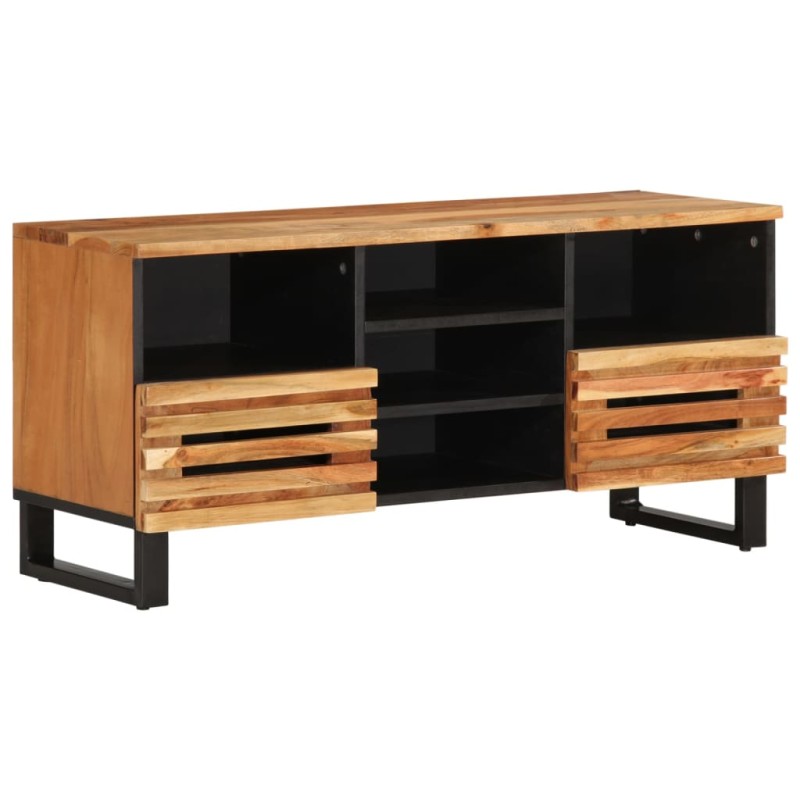 TV-Schrank 100x34x46 cm Massivholz Akazie