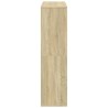 Raumteiler Sonoma-Eiche 100x33x125,5 cm Holzwerkstoff