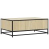 Couchtisch Sonoma-Eiche 90x57x35 cm Holzwerkstoff und Metall