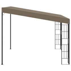 Wand-Pavillon 3x3 m Taupe Stoff