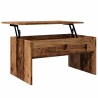 Couchtisch Altholz-Optik 80x50,5x41,5 cm Holzwerkstoff