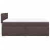 Boxspringbett mit Matratze Dunkelbraun 140x190 cm Stoff