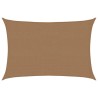 Sonnensegel 160 g/m² Taupe 2,5x3,5 m HDPE