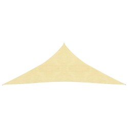 Sonnensegel 160 g/m² Beige 4,5x4,5x4,5 m HDPE