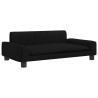 Kindersofa Schwarz 90x53x30 cm Stoff