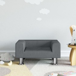 Kindersofa Dunkelgrau...