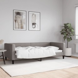 Tagesbett Taupe 90x200 cm...