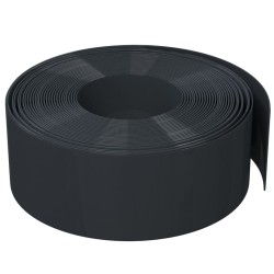 Rasenkanten 4 Stk. Schwarz 10 m 20 cm Polyethylen