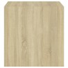 Wandschrank Weiß Sonoma-Eiche 37x37x37 cm Holzwerkstoff