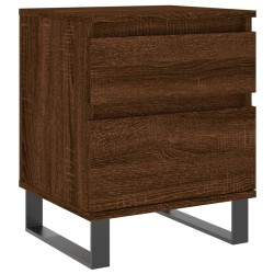 Nachttische 2 Stk. Braun Eichen-Optik 40x35x50 cm Holzwerkstoff