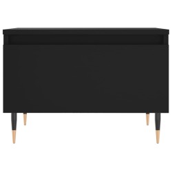 Couchtische 2 Stk. Schwarz 50x46x35 cm Holzwerkstoff