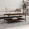 Couchtisch Braun Eichen-Optik 100x55x40 cm Holzwerkstoff