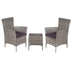 3-tlg. Bistro-Set Poly...