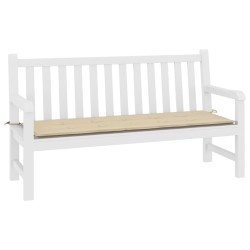 Gartenbank-Auflage Beige 200x50x3 cm Oxford-Gewebe