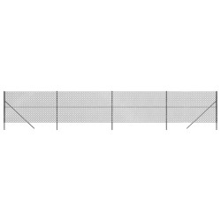 Maschendrahtzaun Anthrazit 1,8x10 m