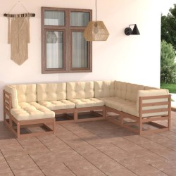 7-tlg. Garten-Lounge-Set...