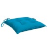 Stuhlkissen 2 Stk. Hellblau 40x40x7 cm Oxford-Gewebe