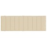 Sonnenliegen-Auflage Beige 186x58x3 cm Oxford-Gewebe