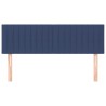 Kopfteile 2 Stk. Blau 72x5x78/88 cm Stoff