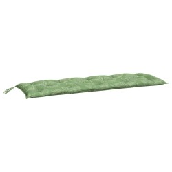 Gartenbank-Auflage Blattmuster 150x50x7 cm Oxford-Gewebe