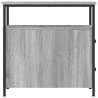 Nachttische 2 Stk. Grau Sonoma 30x60x60 cm Holzwerkstoff