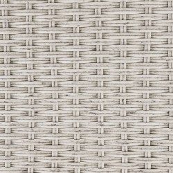 HI Balkon-Klapptisch mit Platte in Rattan-Optik 60x40 cm Grau