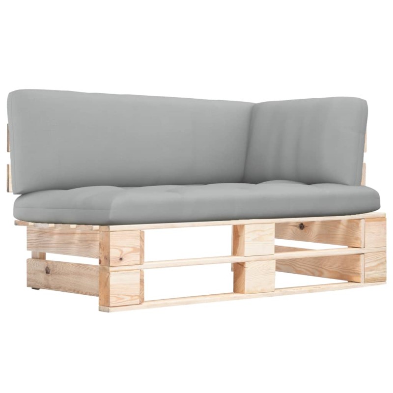 Outdoor-Ecksofa Paletten Kiefernholz Imprägniert