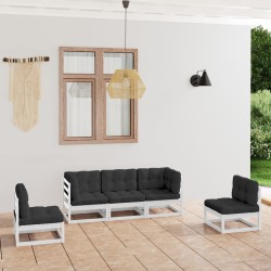 5-tlg. Garten-Lounge-Set...