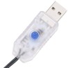 LED-Lichterkette mit 150 LEDs Blau 15 m PVC