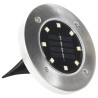 Solar-Bodenleuchten 8 Stk. LED Warmweiß