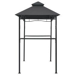 BBQ-Pavillon 240x150x255 cm Anthrazit Stahl