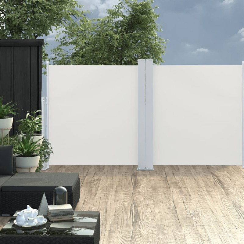 Seitenmarkise Ausziehbar Creme 117x600 cm