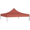 Partyzelt-Dach 3x3 m Terrakotta-Rot 270 g/m²